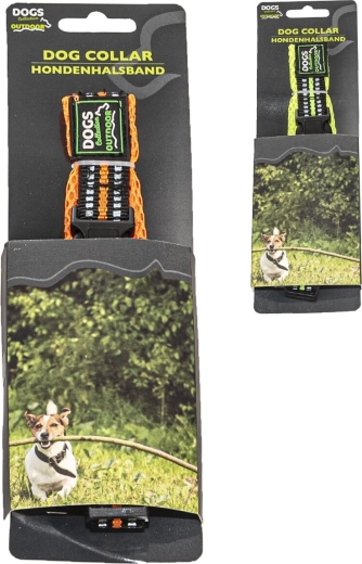 Neona suņa kakla siksna 35–45 cm (2 krāsas)