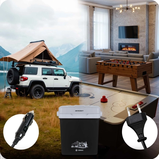 Dubultā barošana 12 V un 230 V