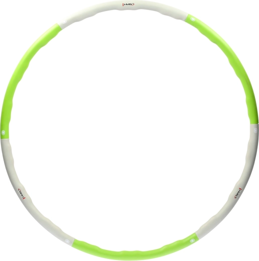 Masāžas hula hoop riņķis HMS HHP003, 100 cm – zaļš