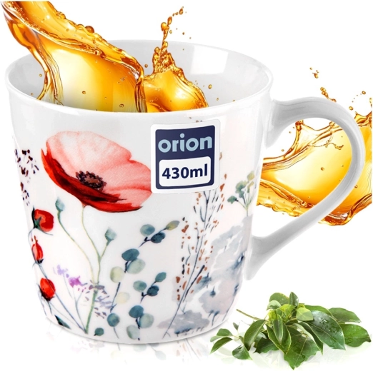 Liels tilpums 430 ml ērtai malkošanai