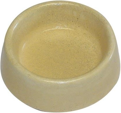 Apaļa betona bļodiņa jūrascūciņām 134 × 44 mm