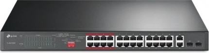 Nepārvaldāms PoE+ komutators TP-Link SL1226P 24xFE 2xGb