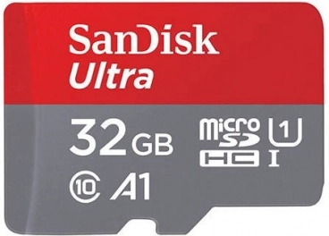 Atmiņas karte SANDISK Ultra microSDXC 32 GB, 120 MB/s, A1, UHS‑I, 10. klase