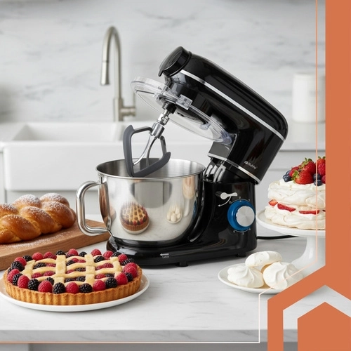 Planēta maisīšana un 6,2 l nerūsējoša tērauda bļoda