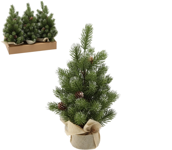 Mākslīgā Ziemassvētku eglīte “choinka bożonarodzeniowa” 35 cm - 1 gab.