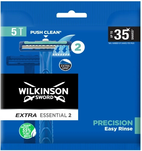 Wilkinson Extra 2 Precision vienreizlietojamie skuvekļi 5 gab.