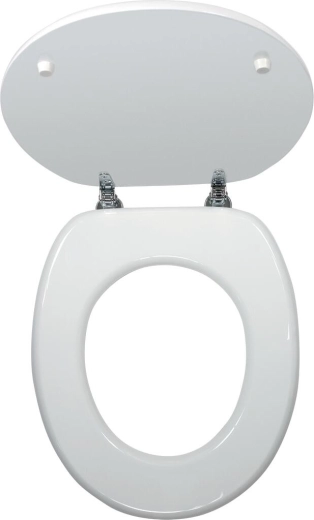 MDF toilet seat in white