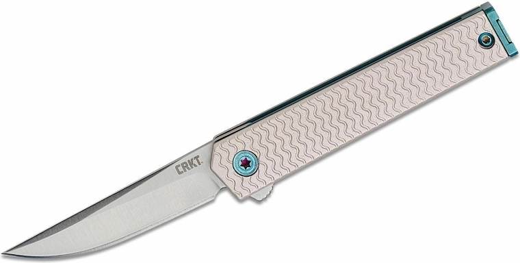 CRKT CEO Microflipper salokāms kabatas nazis Drop Point 6 cm, alumīnijs