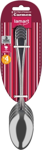 Set of 4 tea spoons