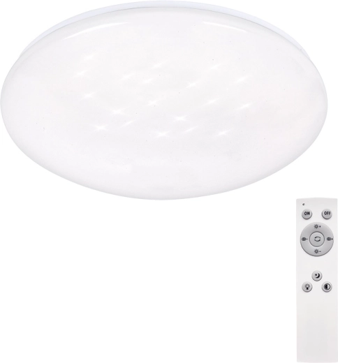 Solight LED griestu lampa Star, apaļa 24 W ar tālvadības pulti, 37 cm