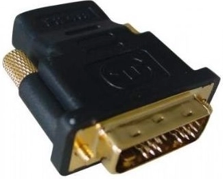 HDMI (mātes) uz DVI (tēva) adapteris ar apzeltītiem kontaktiem