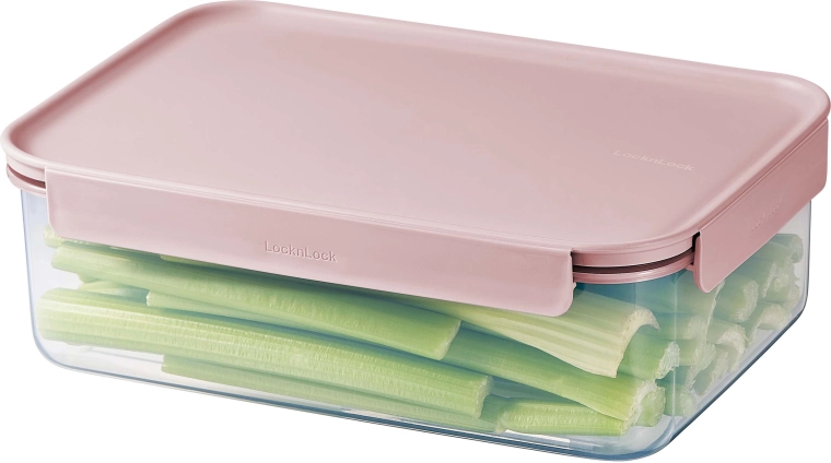 LocknLock Classic Plus pārtikas uzglabāšanas trauks 2,8 l, gaiši rozā