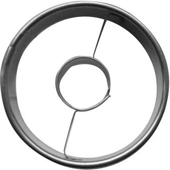 Cookie Cutter Smooth Round with Inner Circle