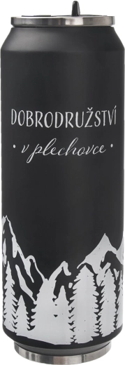 Nerūsējošā tērauda termopudele skārdenes formā, kalni CZ, 0,7 l