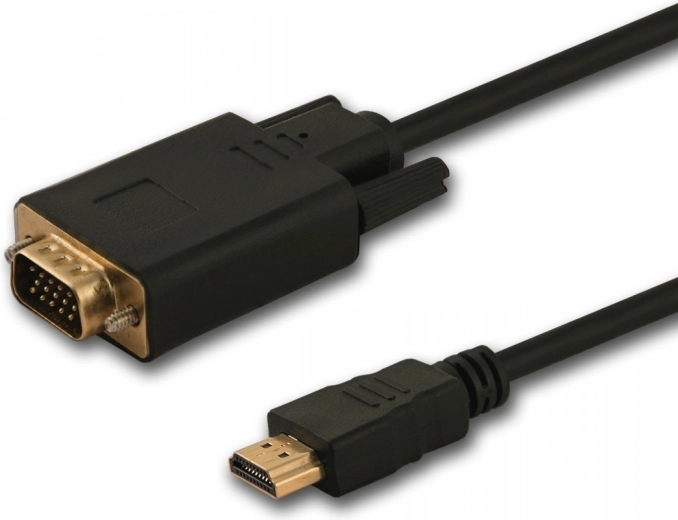 HDMI uz VGA kabelis 1,8 m ar aktīvo čipu