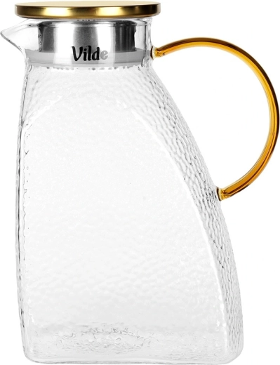 Borosilicate glass with an elegant texture