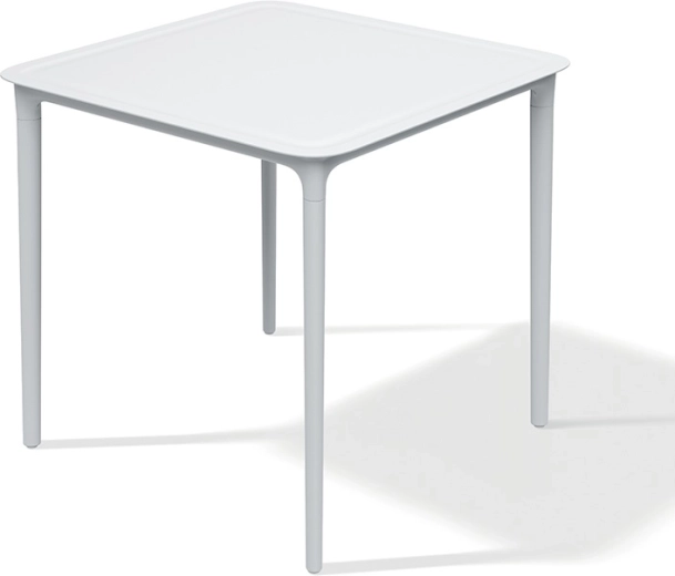 RIMO square dining table, white