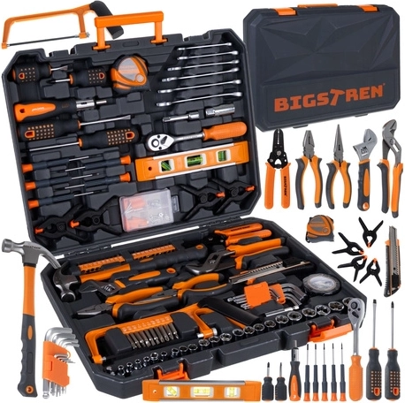 Instrumentu komplekts BIGSTREN 168 gab. koferī ar 3/8” 72T atslēgu
