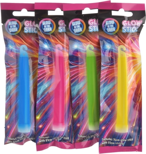 Spīdoši krāsaini stienīši no UH plastmasas 15 cm