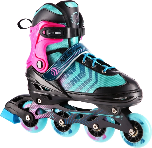 NILS Extreme 4v1 slidas – Melni-violeta 38–41