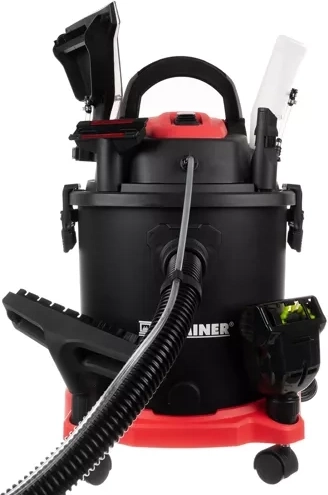 3-in-1: carpet cleaning, dry vacuuming and blower
