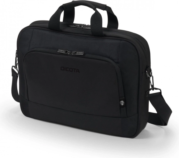 Ekoloģiska klēpjdatora soma 15–17,3" DICOTA Eco Top Traveller Base, melna