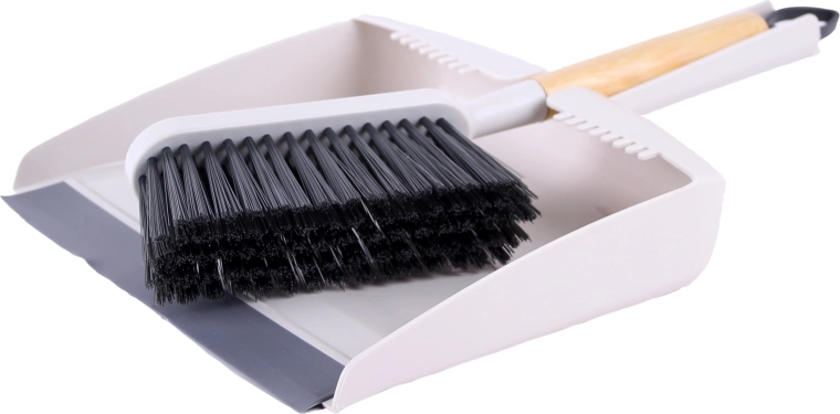 Dustpan and brush with bamboo handle TORO