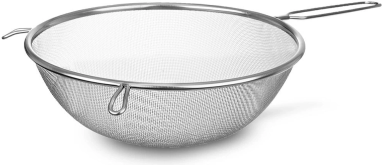 Smalks sietiņš nevainojami tīrai izkāšanai