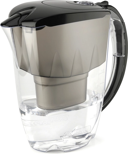 Maxfor Jasper ūdens filtrēšanas krūze 2,8 l melna ar kasetni B100-25