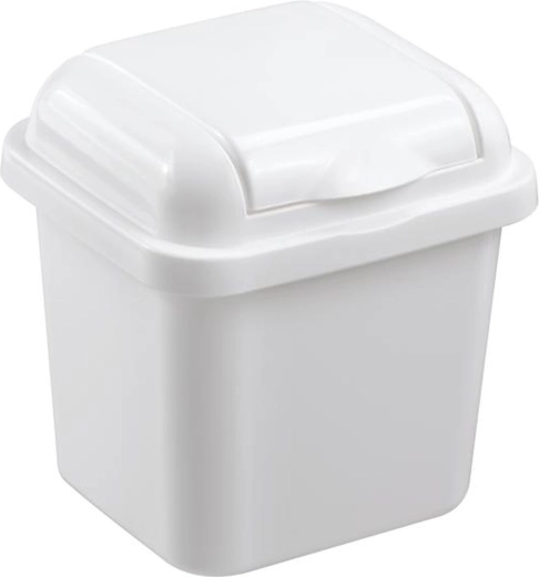 Plastmasas atkritumu tvertne HEIDRUN, 1,5 l, ar paceļamu vāku