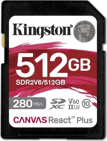 SD Memory Card 512GB Canvas React Plus