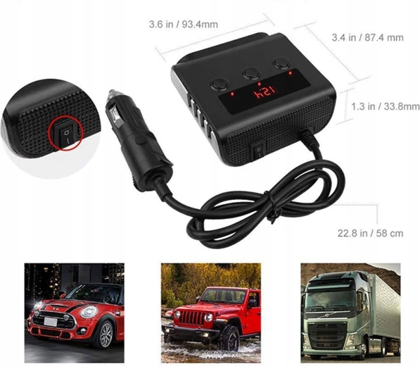 Voltmeter and flexible installation