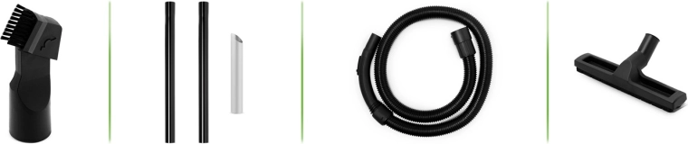 Rich accessories and suction control on the handle