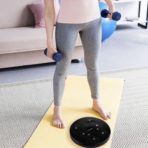 Compact aid for home exercise