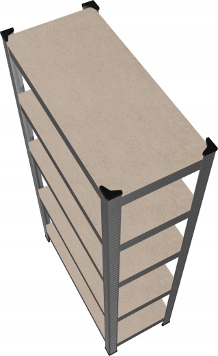 Pieci ietilpīgi MDF plaukti