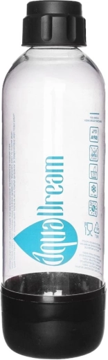 Ūdens pudele gāzētā ūdens aparātam AQUADREAM 1,1 l, melna