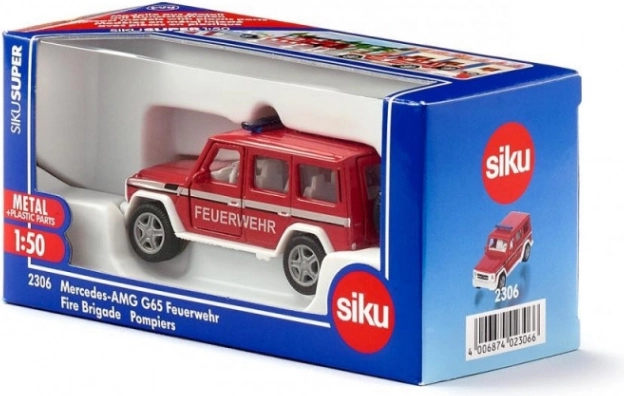 Ugunsdzēsēju auto MERCEDES-AMG G 65 – metāla modelis 1:50