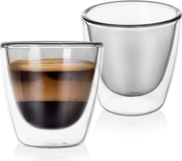Termokrūzītes espresso ar dubultsienu Double 90 ml, 2 gab.