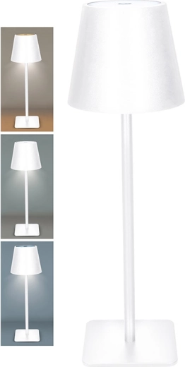 Solight LED uzlādējamā lampiņa Lucca, balta, 120 lm
