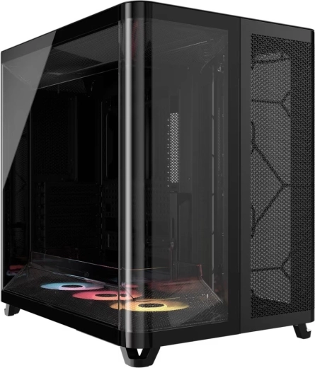 Mid-tower PC Case AIR 5400 RS-R ARGB, Black