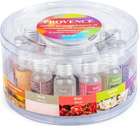 Aromlampa ar 12 smaržīgajām eļļām Provence 10 ml