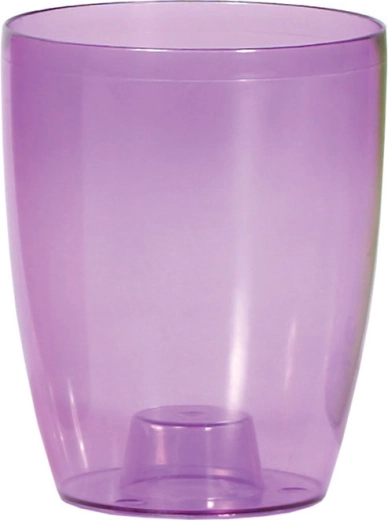 Puķupods orhidejām Coubi Orchid 13 cm caurspīdīgi violets