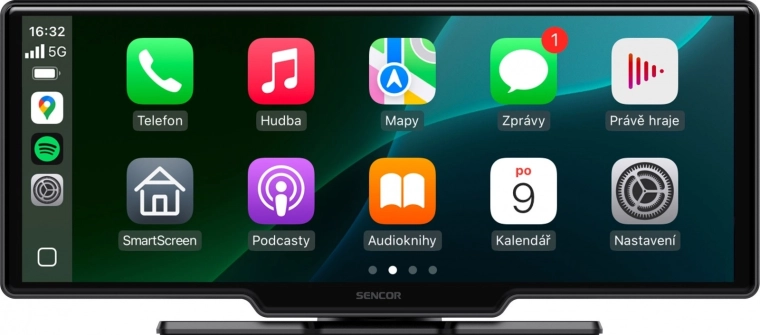 Bezvadu 10,26" automašīnas displejs ar Apple CarPlay un Android Auto ar aizmugures kameru