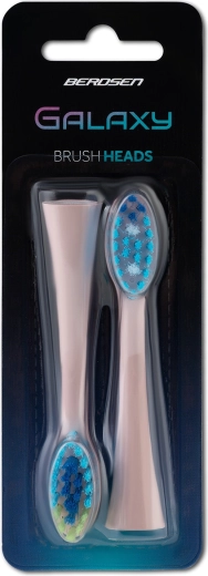 Replacement Heads for BERDSEN Galaxy Sonic Toothbrush, 2 pcs