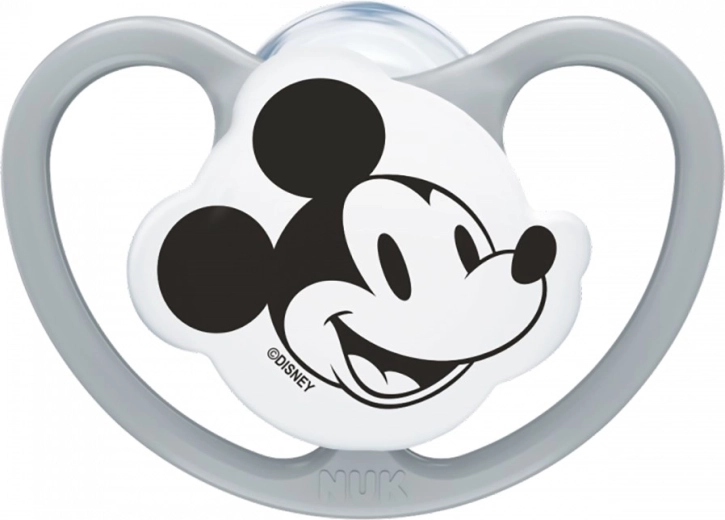 NUK Perfect Match Air Pacifier DISNEY MICKEY MOUSE, silicone, 0–6 months, gray