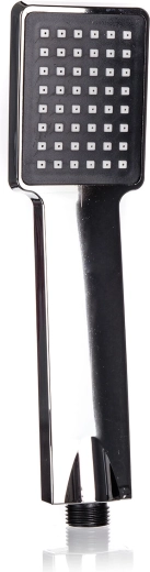 Rectangular hand shower 1 function chrome
