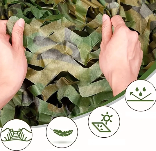 Camo net moro 3 × 6 m – shading and protective tarp for garden and outdoor