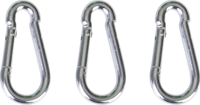 Quick attachment thanks to carabiners