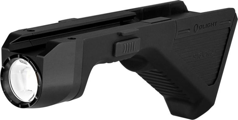 Integrated grip and light for maximum control