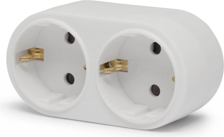 Power splitter with 2 Schuko sockets